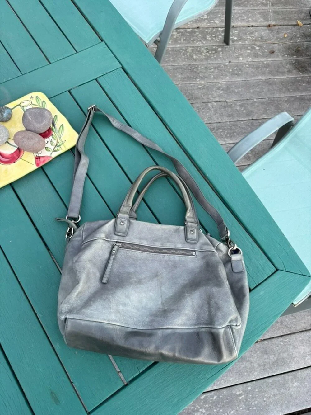 Nat & Nin Leather Hobo City Bag